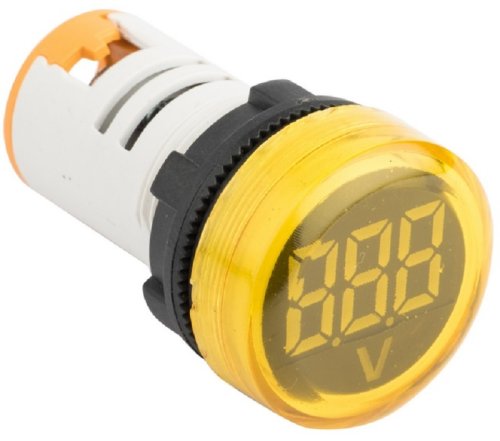 Индикатор значения напряжения EKF PROxima ED16-22VD 22мм 220В IP54 желтый фото Индикатор значения напряжения EKF PROxima ED16-22VD 22мм 220В IP54 желтый картинка